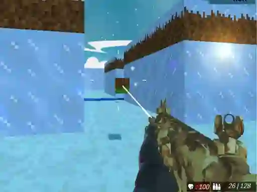 Blocky Swat Shooting Iceworld Multiplayer — безплатна онлайн игра