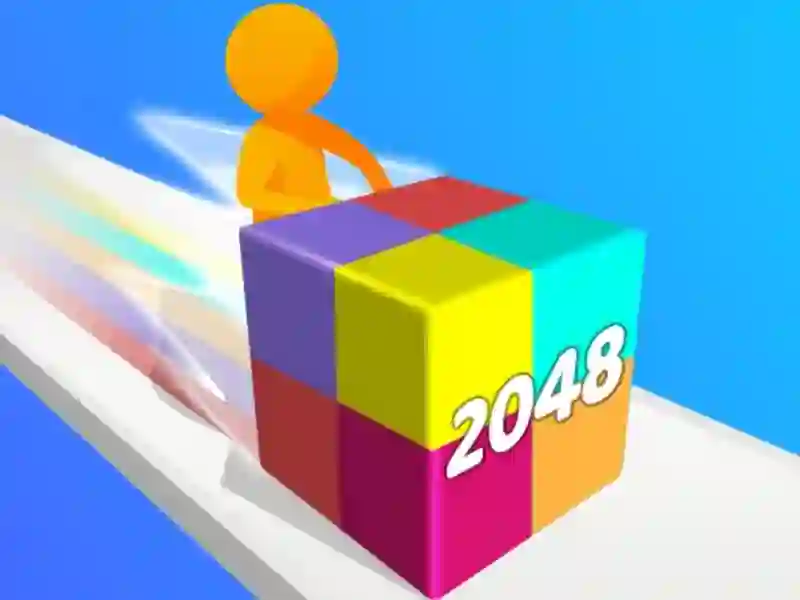 Geometry Stack 2048 Run — безплатна онлайн игра