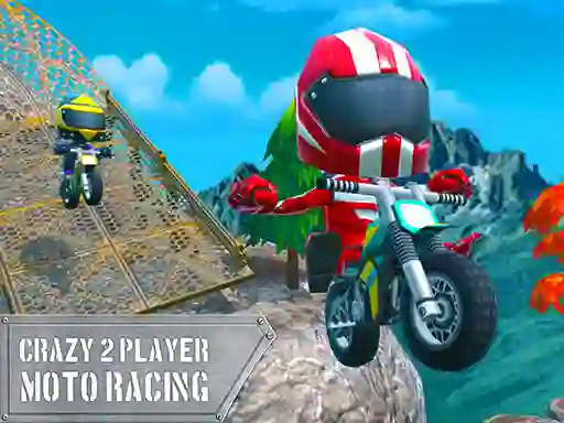 Crazy 2 Player Moto Racing — безплатна онлайн игра