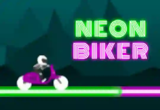 Neon Biker — безплатна онлайн игра