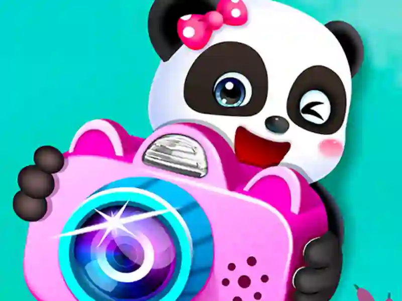Baby Panda Photo Studio — безплатна онлайн игра