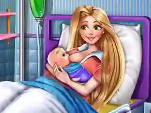 Goldie Princess Mommy Birth — безплатна онлайн игра