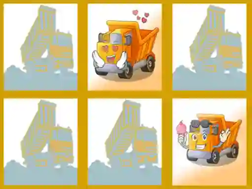 Dump trucks memory — безплатна онлайн игра