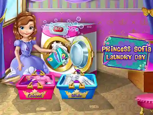 Young Princess Laundry Day — безплатна онлайн игра