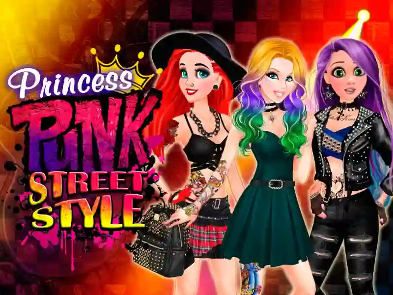Princess Punk Street Style — безплатна онлайн игра
