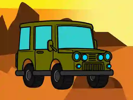 Off-Road Coloring Book — безплатна онлайн игра