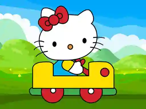 Cute Kitty Car Jigsaw — безплатна онлайн игра