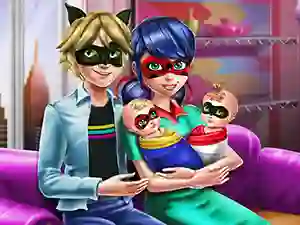 Dotted Girl Family Day — безплатна онлайн игра