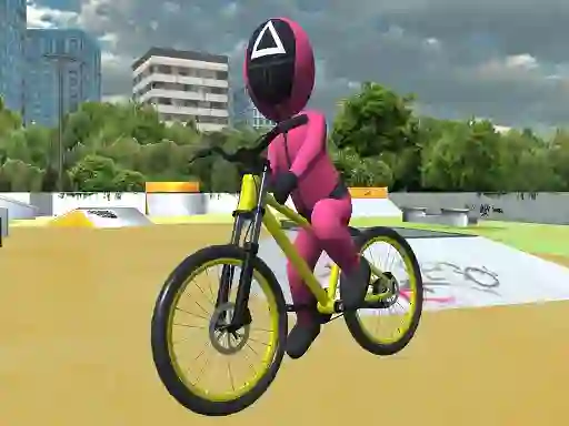 Squid Gamer BMX Freestyle — безплатна онлайн игра