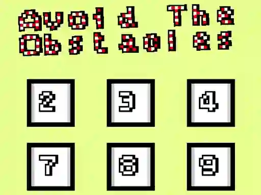 Avoid the obstacles — безплатна онлайн игра