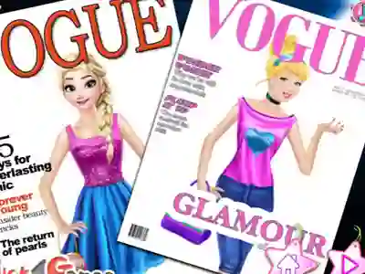 Princesses On Vogue Cover — безплатна онлайн игра