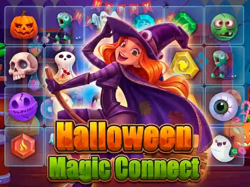 Halloween Magic Connect — безплатна онлайн игра