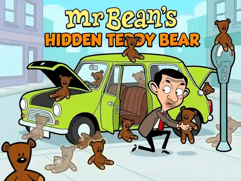 Mr Bean Car Hidden Teddy Bear — безплатна онлайн игра