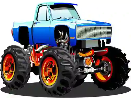 Monster Truck Puzzle — безплатна онлайн игра