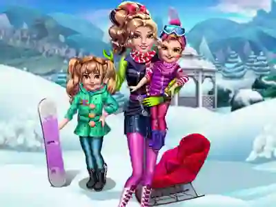 Twins Winter Fun! — безплатна онлайн игра