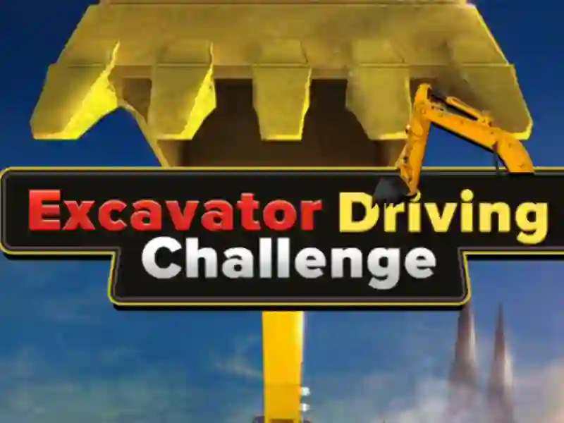 Excavator Driving Challenge — безплатна онлайн игра