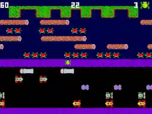 Clumpsy Frogger 2D — безплатна онлайн игра