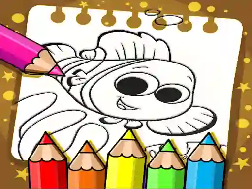 Finding Nemo Color Book — безплатна онлайн игра