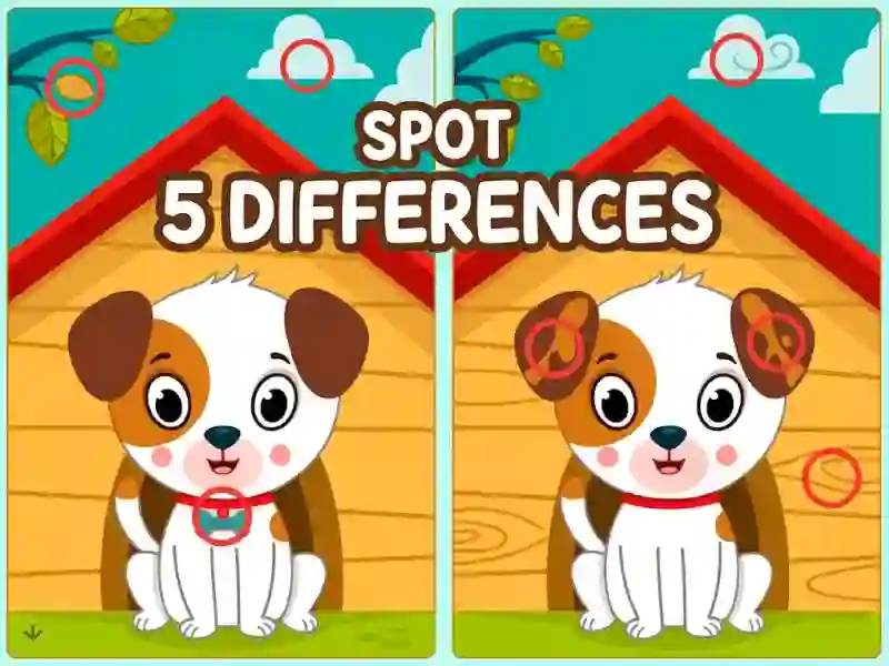 Spot 5 Differences — безплатна онлайн игра