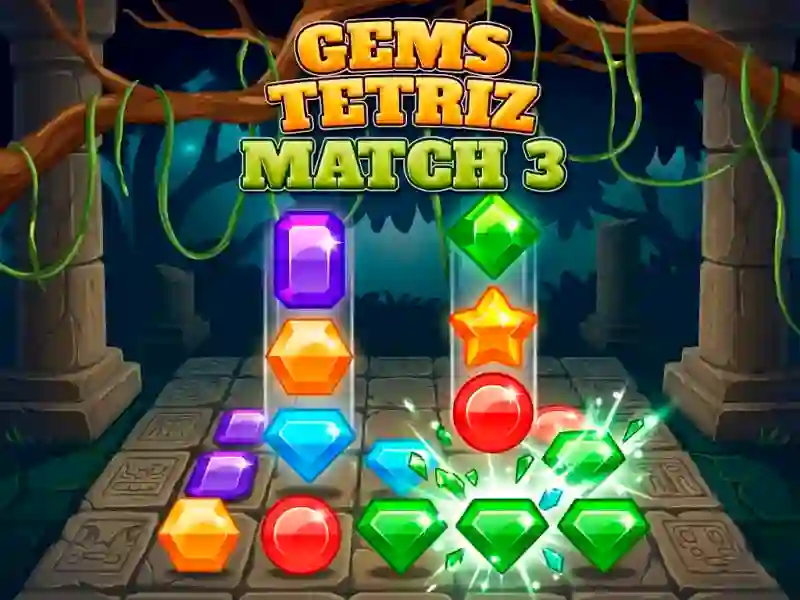 Gems Tetriz Match 3 — безплатна онлайн игра