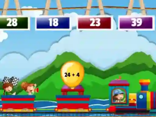 Math Train Addition — безплатна онлайн игра