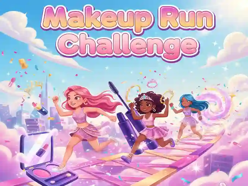 Makeup Run Challenge — безплатна онлайн игра