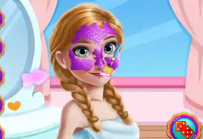 Ice Princess Fruity Skin Care — безплатна онлайн игра