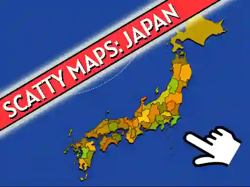 Scatty Maps Japan — безплатна онлайн игра