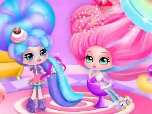 Cotton Candy Style Hair Salon — безплатна онлайн игра