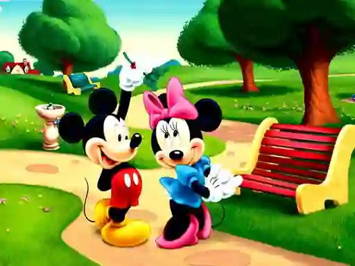 Mickey's Club House — безплатна онлайн игра
