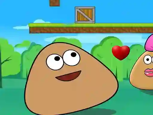 Pou Slide — безплатна онлайн игра