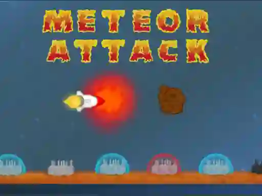 Meteor Attack — безплатна онлайн игра