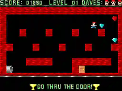 Dangerous dave — безплатна онлайн игра