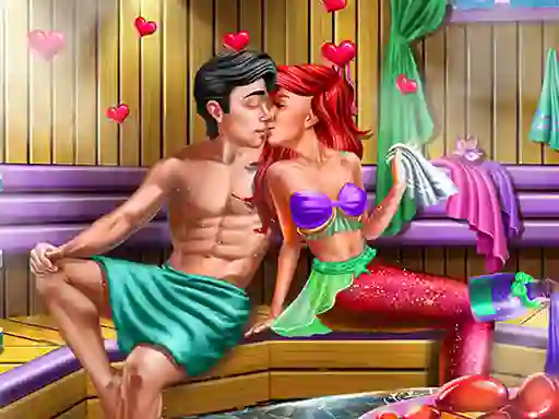 Mermaid Sauna Flirting — безплатна онлайн игра