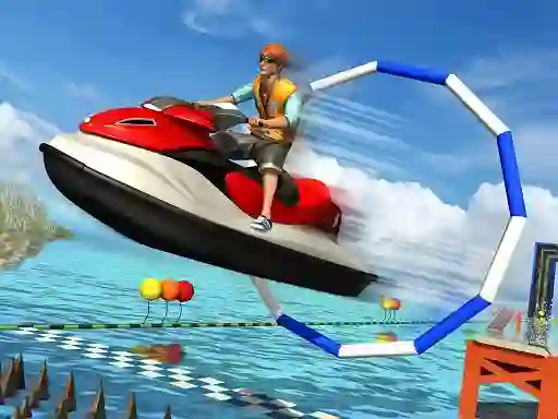 Super Jet Ski Race Stunt — безплатна онлайн игра