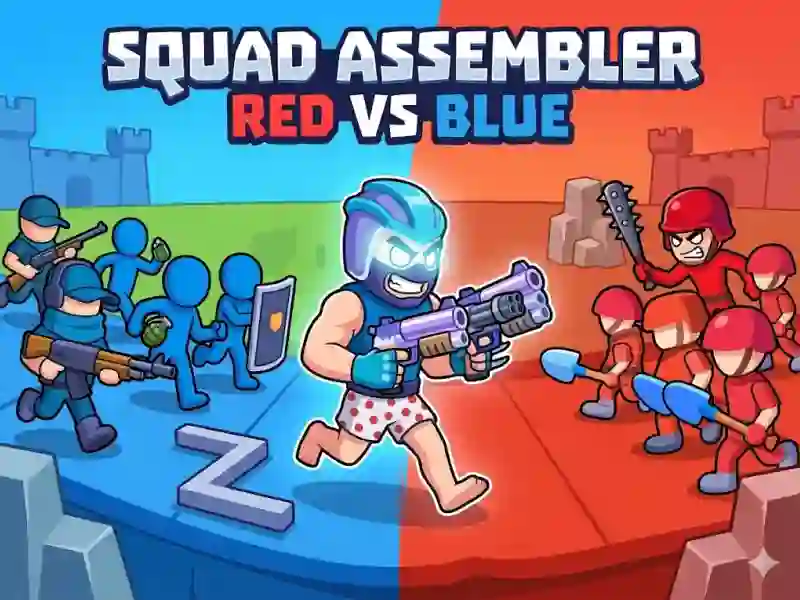 Squad Assembler Red Vs Blue — безплатна онлайн игра