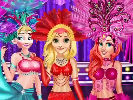 Princess As Los Vegas Showgirls — безплатна онлайн игра