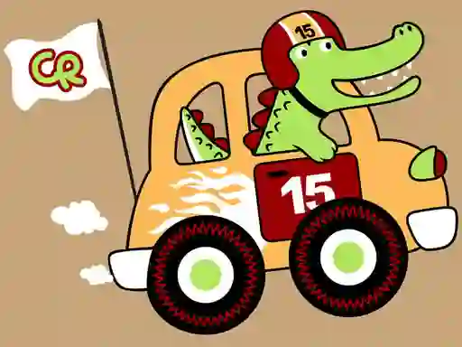 Fast Racing Cars Coloring — безплатна онлайн игра