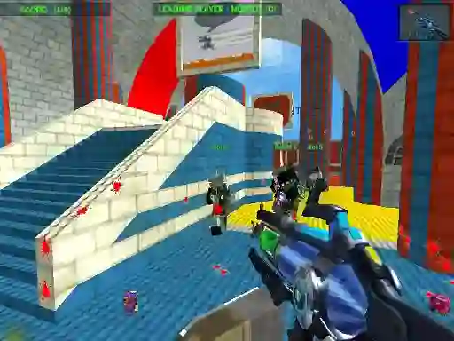 Blocky Gun Paintball 3 — безплатна онлайн игра