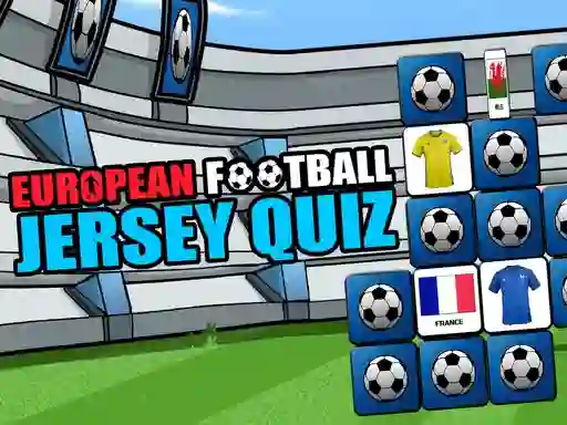 European Football Jersey Quiz — безплатна онлайн игра