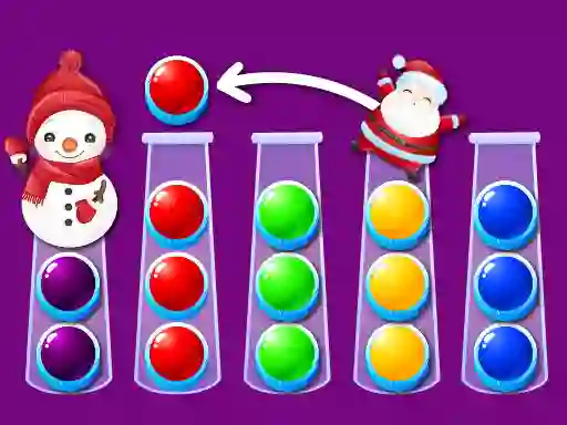 Ball Sort Xmas — безплатна онлайн игра