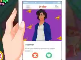 Elsa Online Dating — безплатна онлайн игра