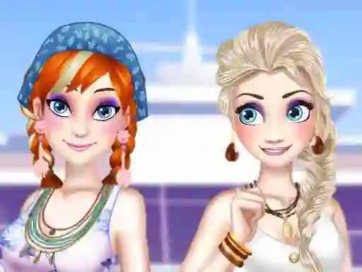 Ella and Anna Spring Break — безплатна онлайн игра