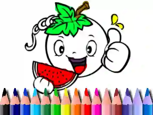 Back To School: Vegy Coloring Book — безплатна онлайн игра