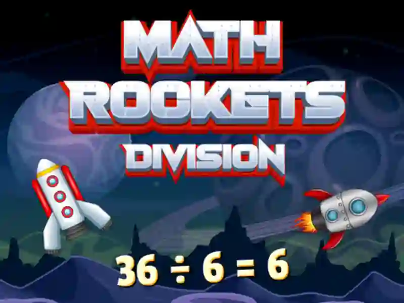 Math Rockets Division — безплатна онлайн игра