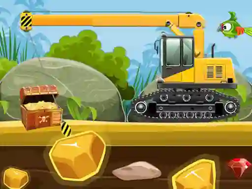 Gold Truck Crane — безплатна онлайн игра