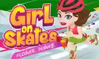 Girl on Skates: Flower Power — безплатна онлайн игра