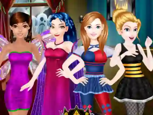 Royal Halloween Party Dress Up — безплатна онлайн игра