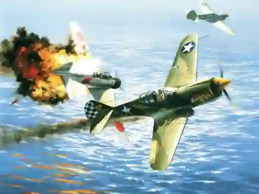 Aviation Art Air Combat Slide — безплатна онлайн игра