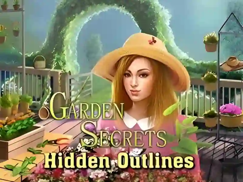 Garden Secrets Hidden Objects by Outline — безплатна онлайн игра